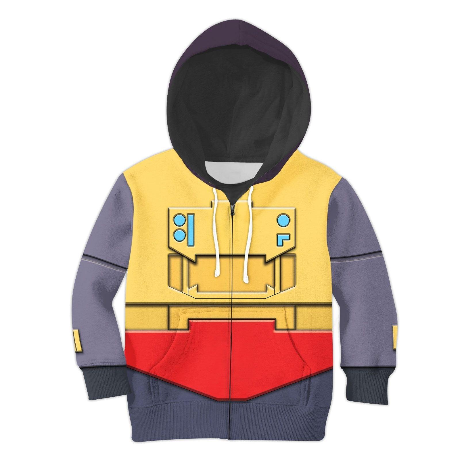 Gearhomie Dinobots Grimlock G1 Kid Costume Cosplay Hoodie Sweatshirt T-Shirt - Gearhomie.com