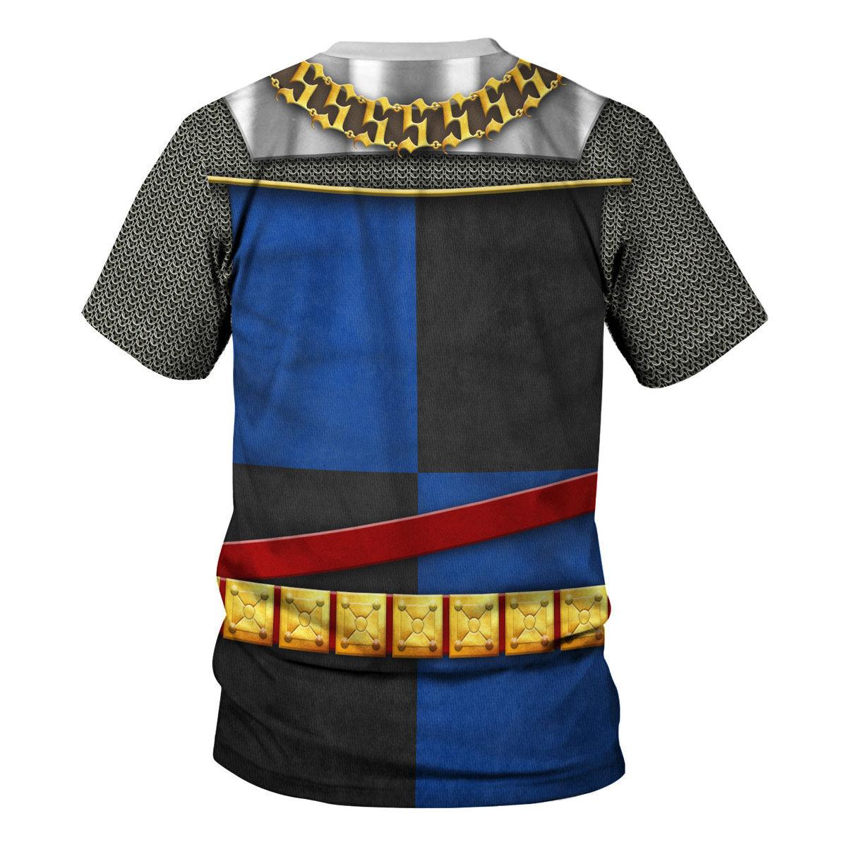 Gearhomie Edmund de Thorpe-Battle of Agincourt Knights Costume Hoodie Sweatshirt T-Shirt Tracksuit - Gearhomie.com