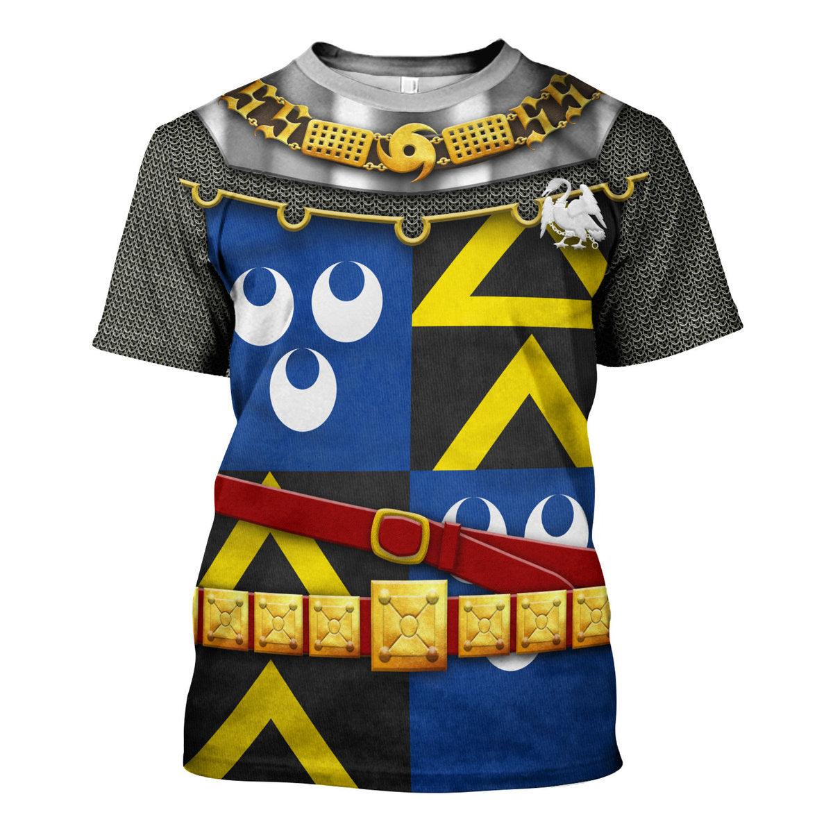 Gearhomie Edmund de Thorpe-Battle of Agincourt Knights Costume Hoodie Sweatshirt T-Shirt Tracksuit - Gearhomie.com