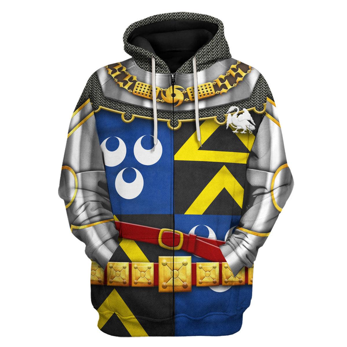 Gearhomie Edmund de Thorpe-Battle of Agincourt Knights Costume Hoodie Sweatshirt T-Shirt Tracksuit - Gearhomie.com