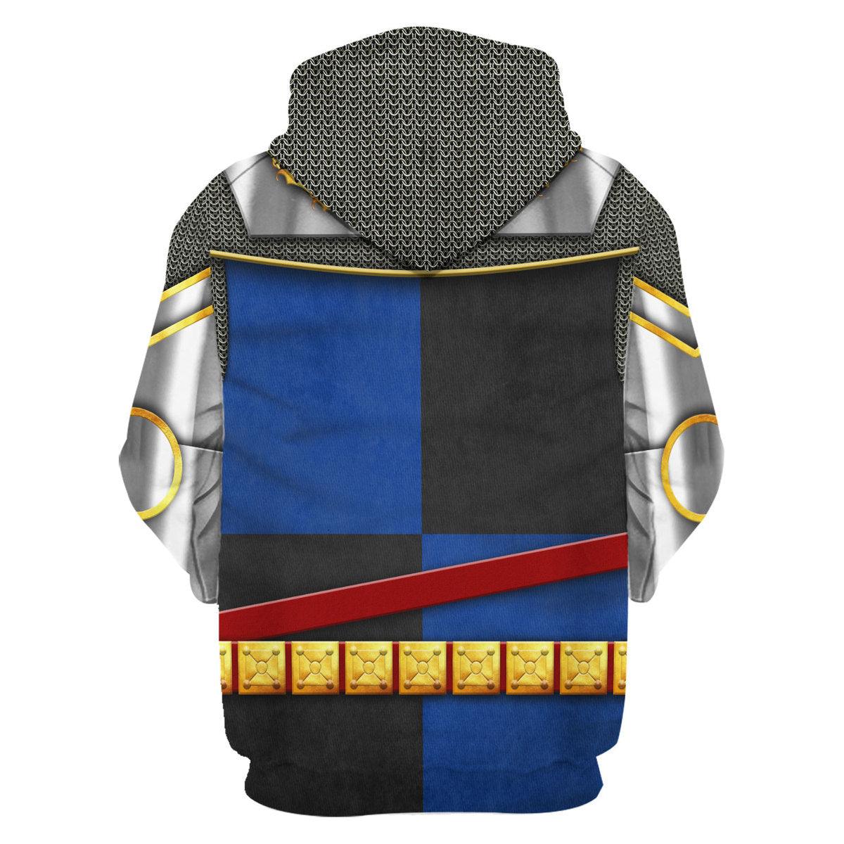 Gearhomie Edmund de Thorpe-Battle of Agincourt Knights Costume Hoodie Sweatshirt T-Shirt Tracksuit - Gearhomie.com