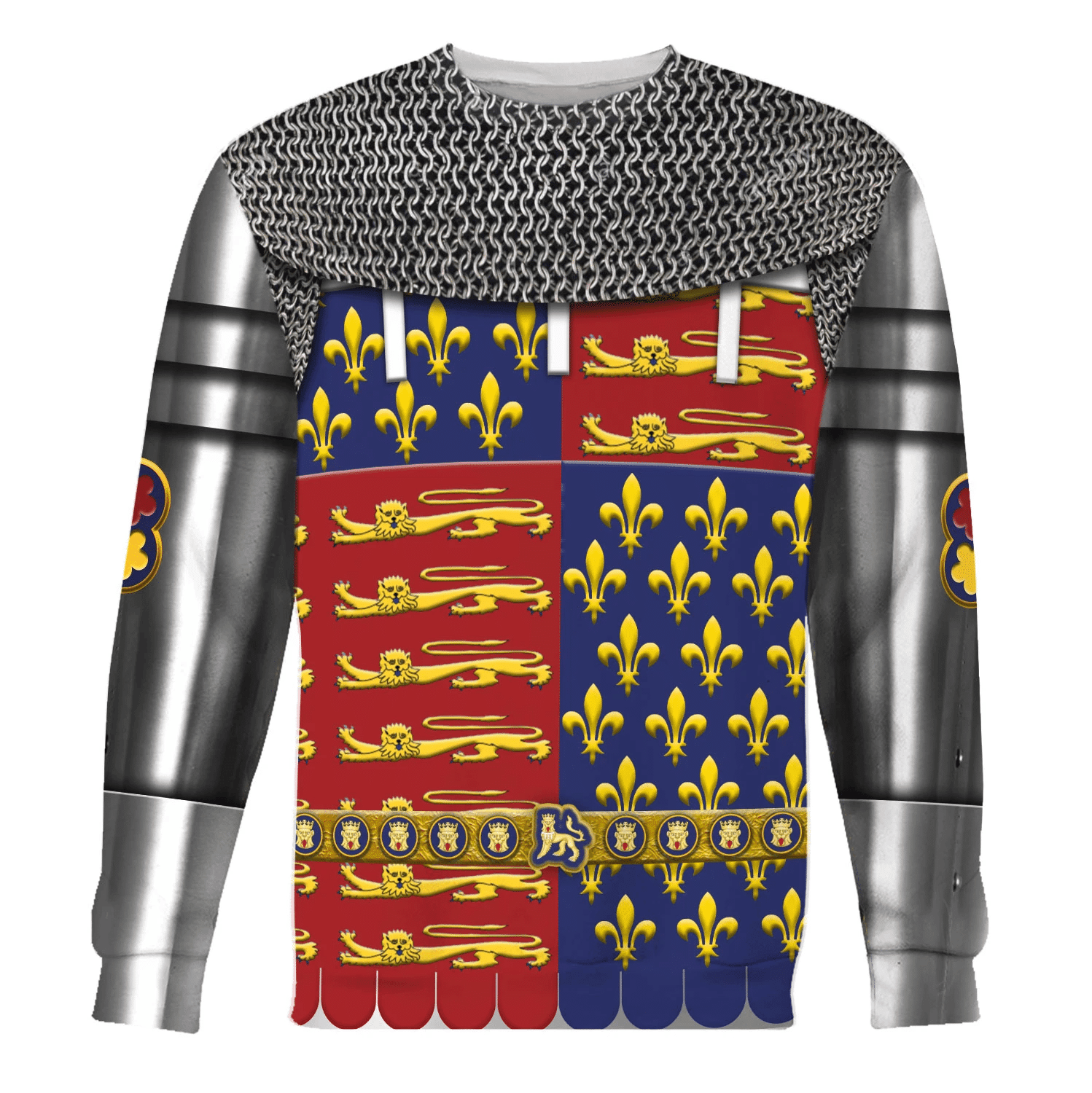Gearhomie Edward The Black Prince Armor Costume Hoodie Sweatshirt T-Shirt Tracksuit - Gearhomie.com