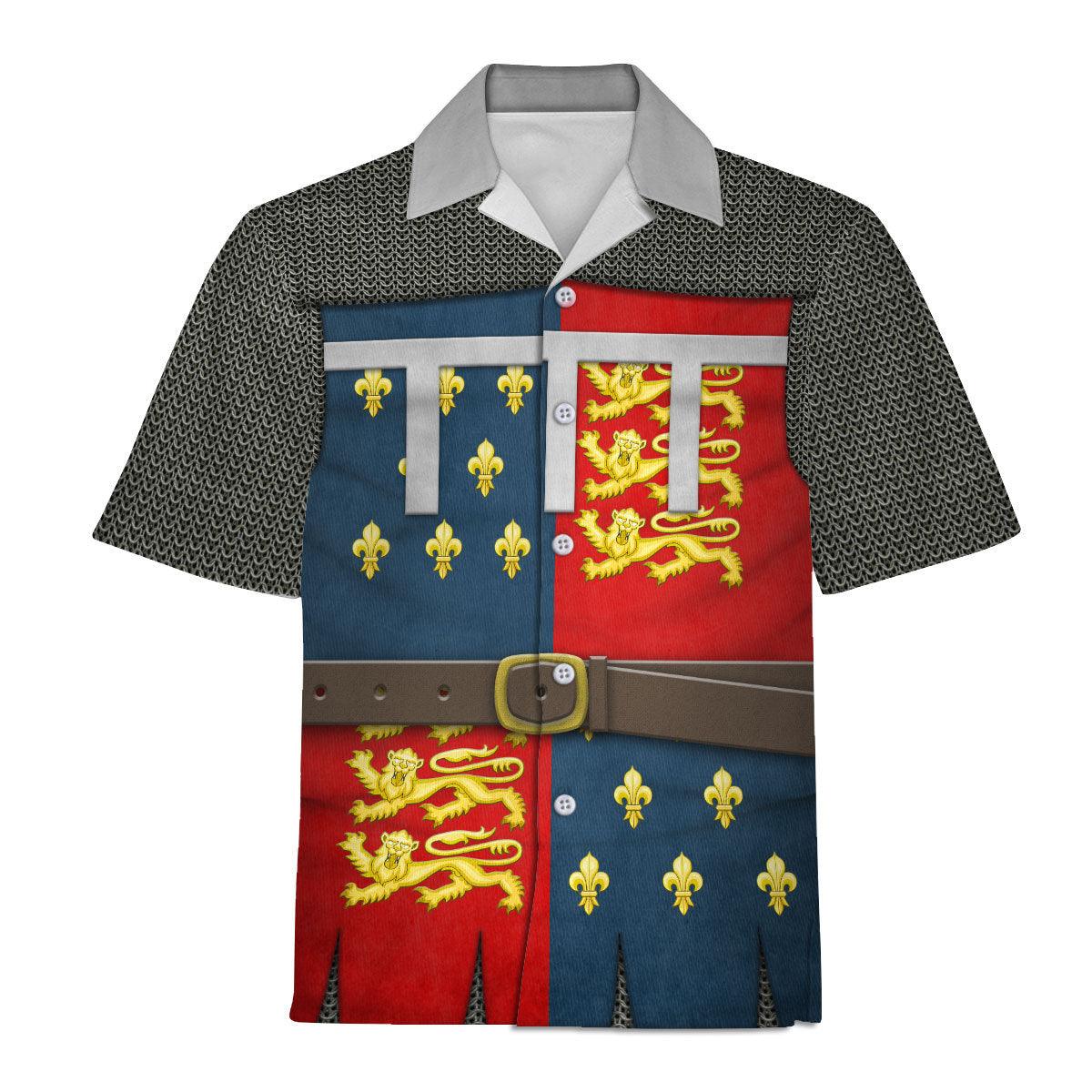 Gearhomie Edward The Black Prince- Battle of Poitiers- 1356 Costume Hoodie Sweatshirt T-Shirt Tracksuit - Gearhomie.com