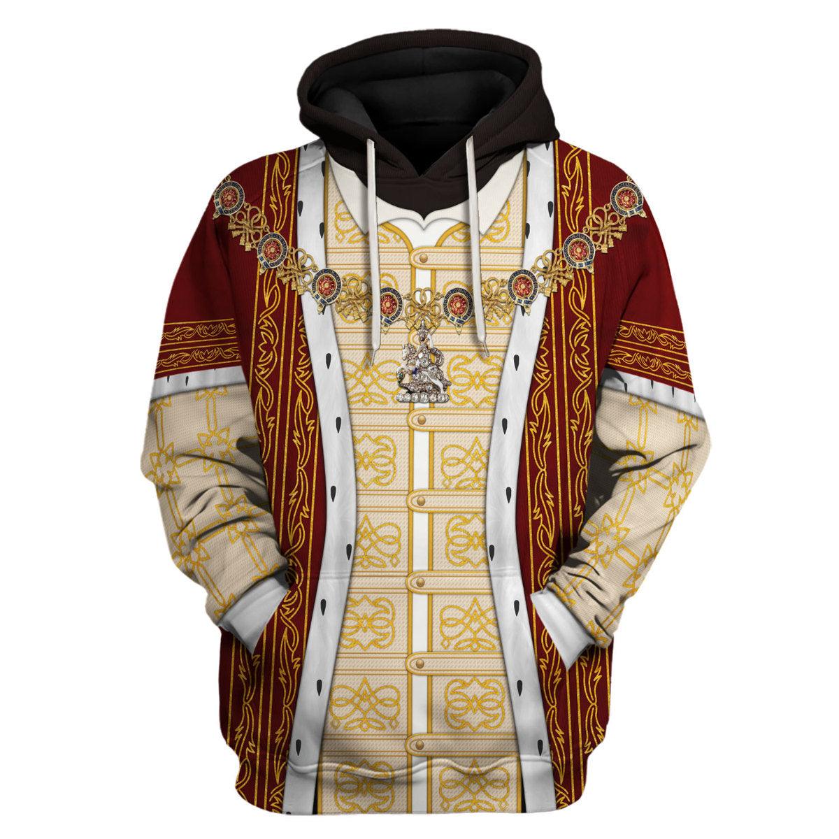 Gearhomie Edward VI of England Costume Hoodie Sweatshirt T-Shirt Tracksuit - Gearhomie.com