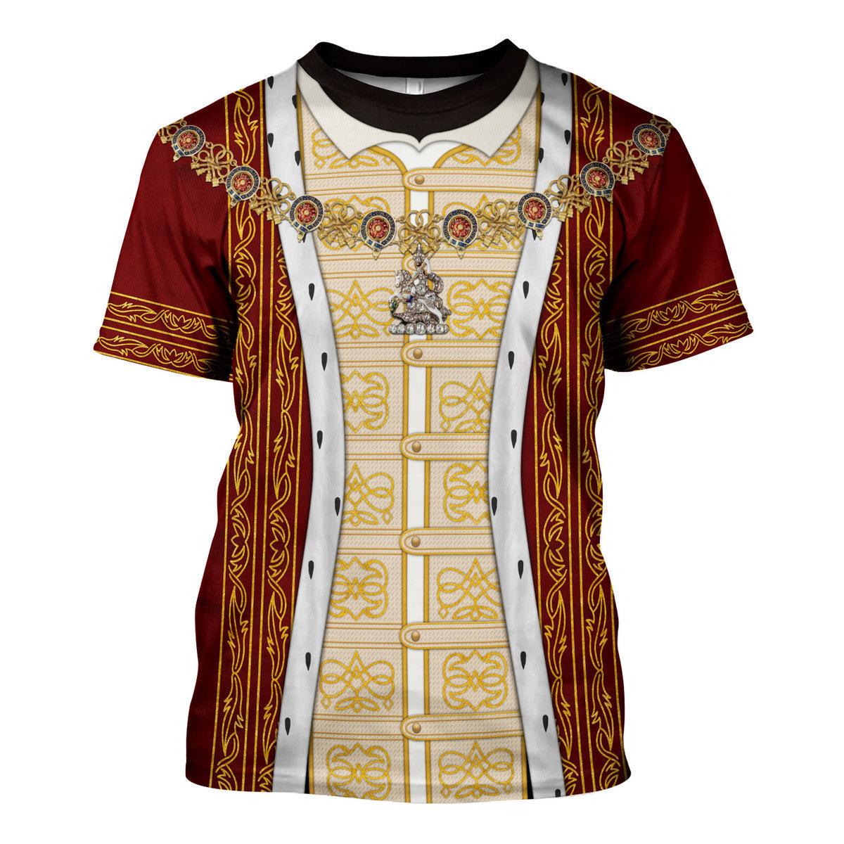 Gearhomie Edward VI of England Costume Hoodie Sweatshirt T-Shirt Tracksuit - Gearhomie.com