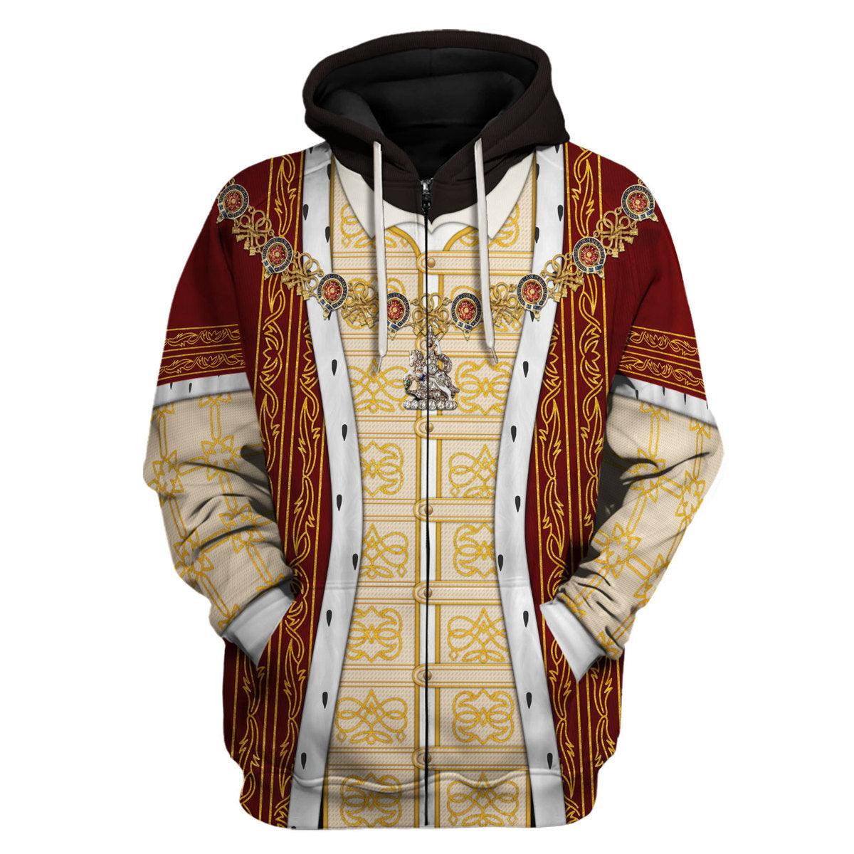 Gearhomie Edward VI of England Costume Hoodie Sweatshirt T-Shirt Tracksuit - Gearhomie.com