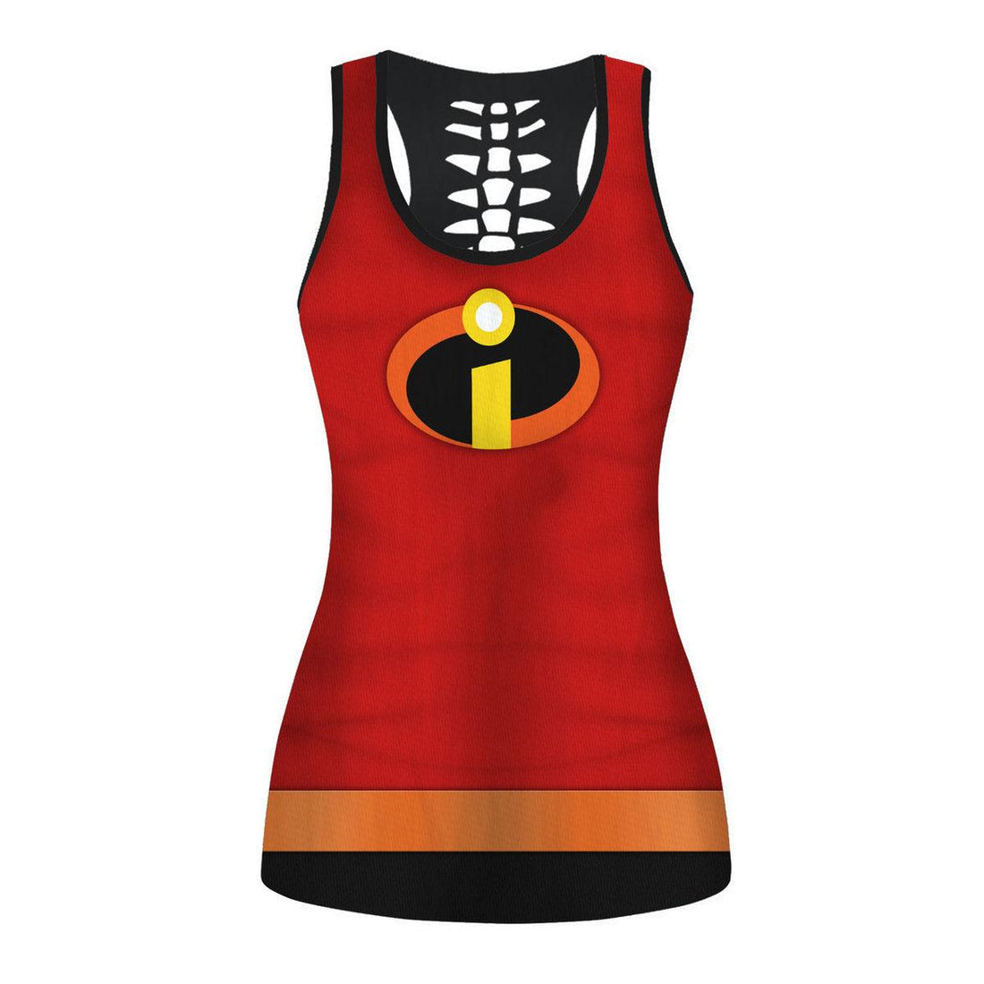 Oodiegang Elastigirl Costume Tank Tops And Leggings - Oodiegang.com