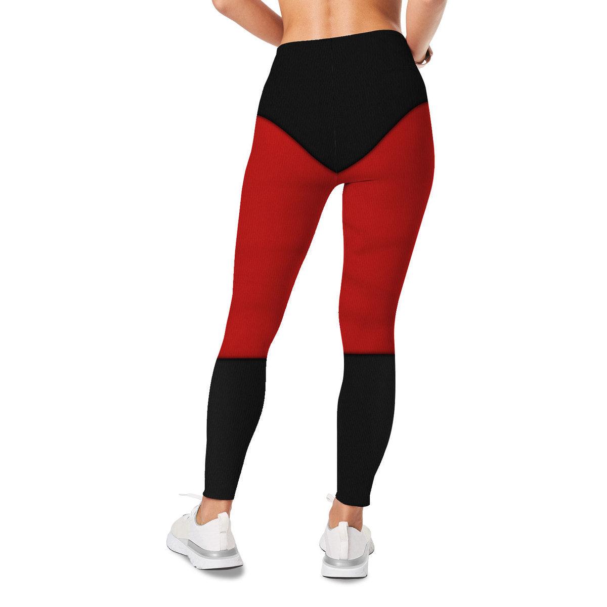 Oodiegang Elastigirl Costume Tank Tops And Leggings - Oodiegang.com