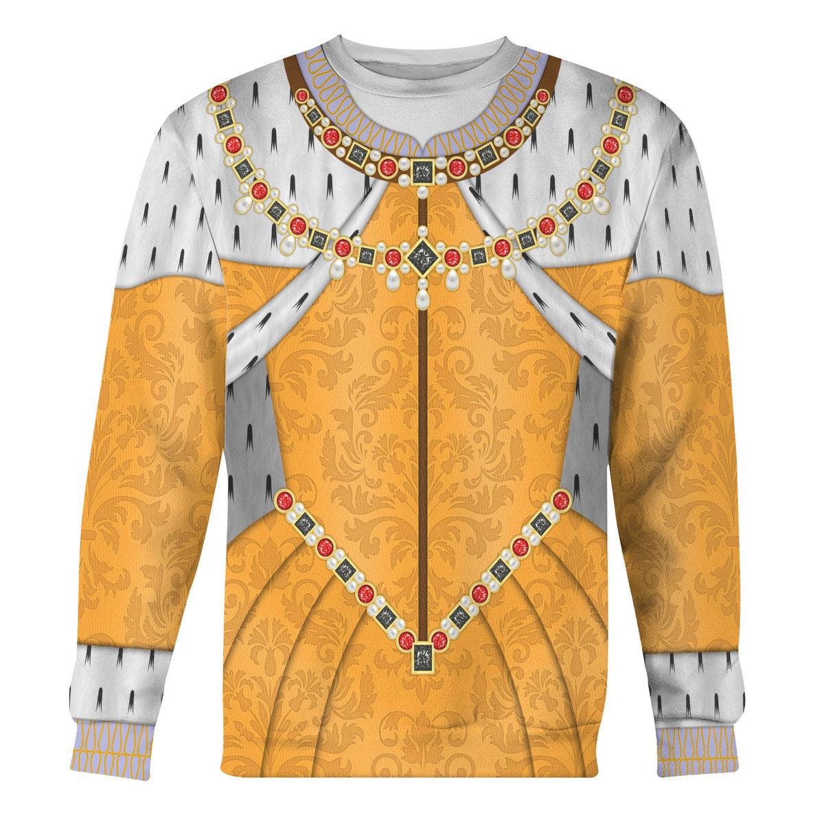Gearhomie Elizabeth I of England Costume Hoodie Sweatshirt T-Shirt Tracksuit - Gearhomie.com