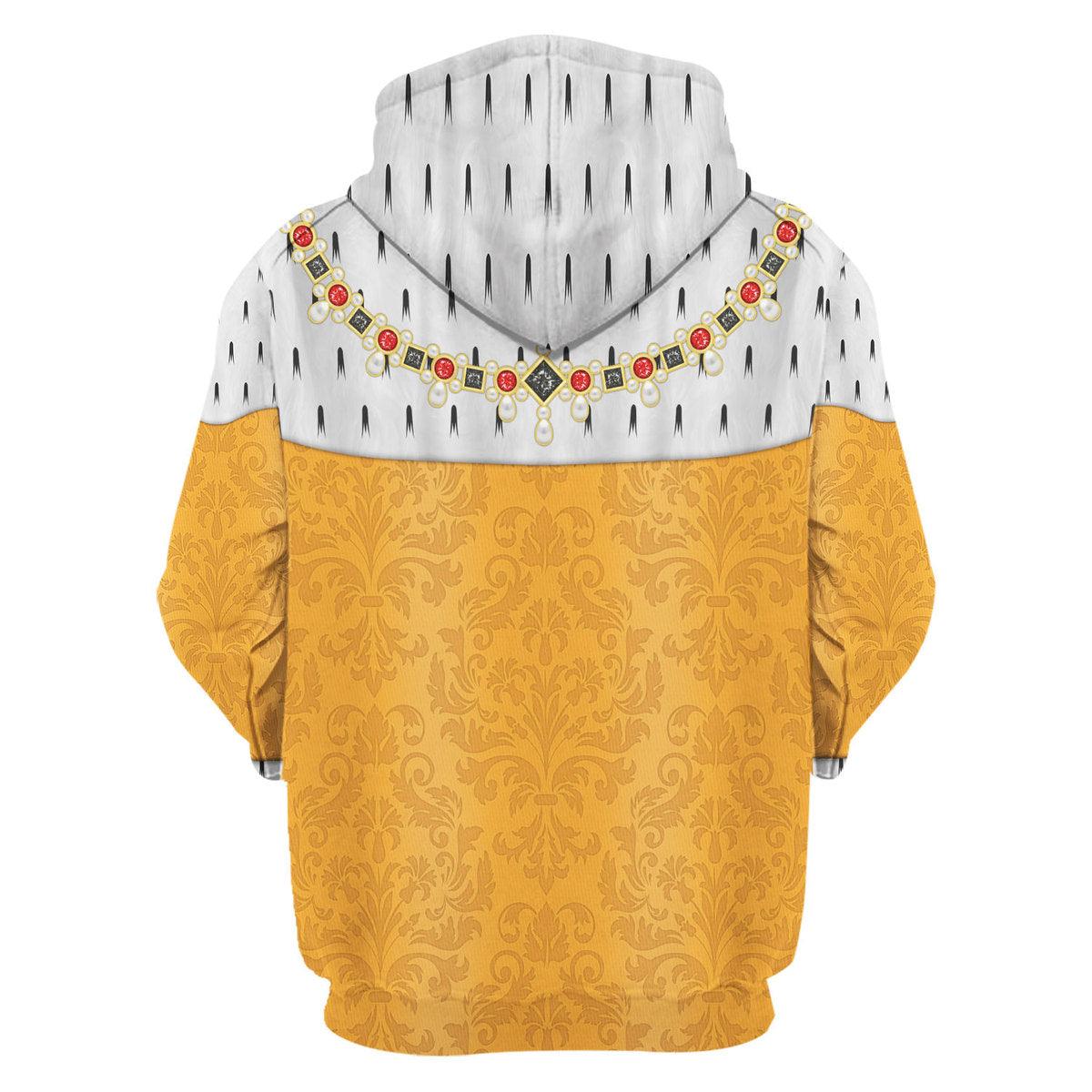 Gearhomie Elizabeth I of England Costume Hoodie Sweatshirt T-Shirt Tracksuit - Gearhomie.com