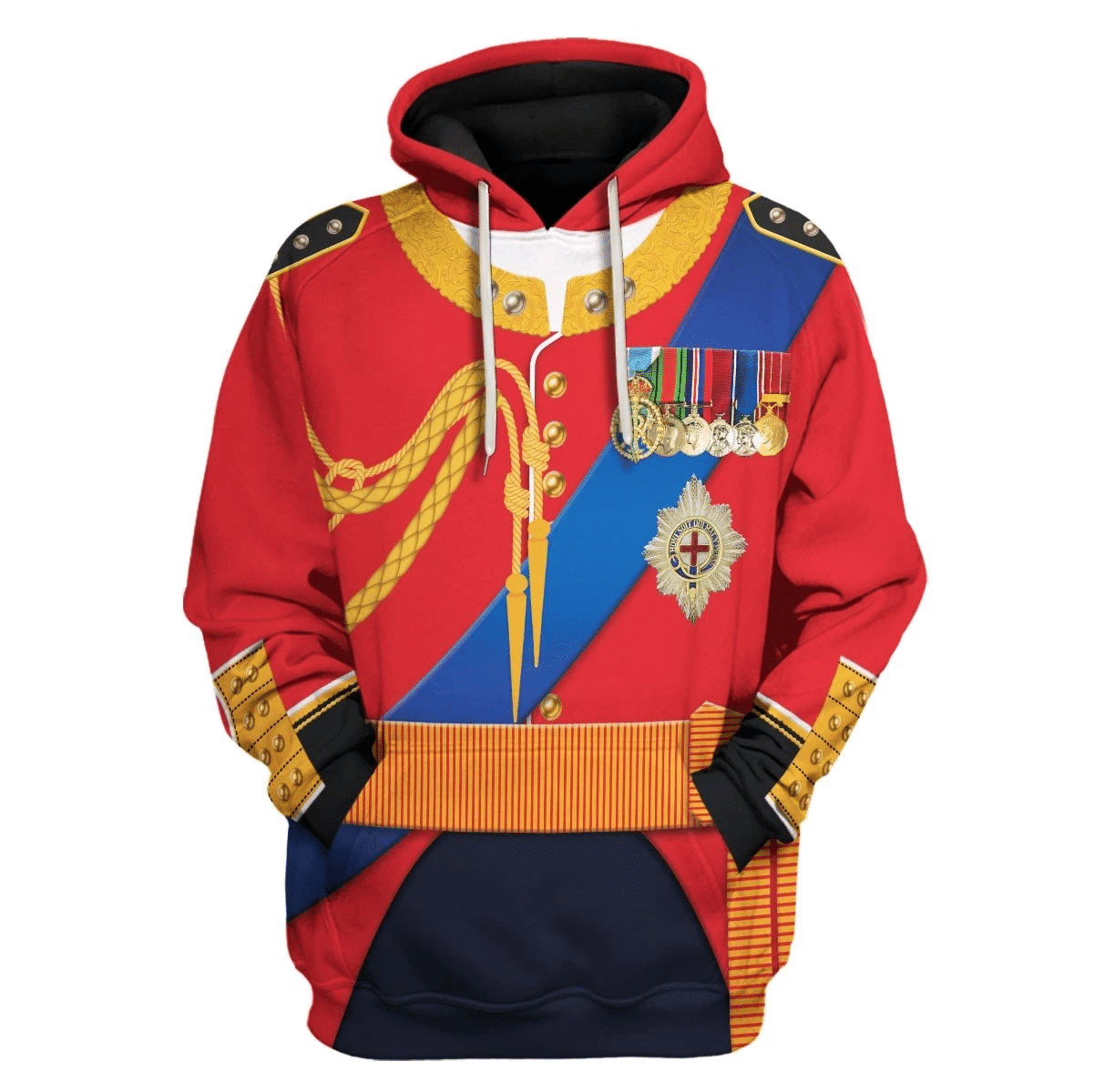 Gearhomie Elizabeth II of England Costume Hoodie Sweatshirt T-Shirt Tracksuit - Gearhomie.com