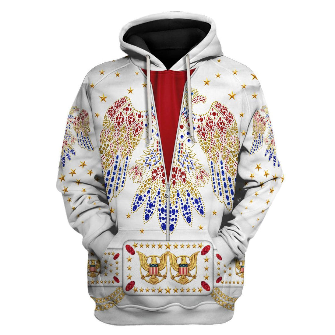 Gearhomie Elvis Aloha Costume from Hawaii Hoodie Sweatshirt T-Shirt Sweatpants - Gearhomie.com