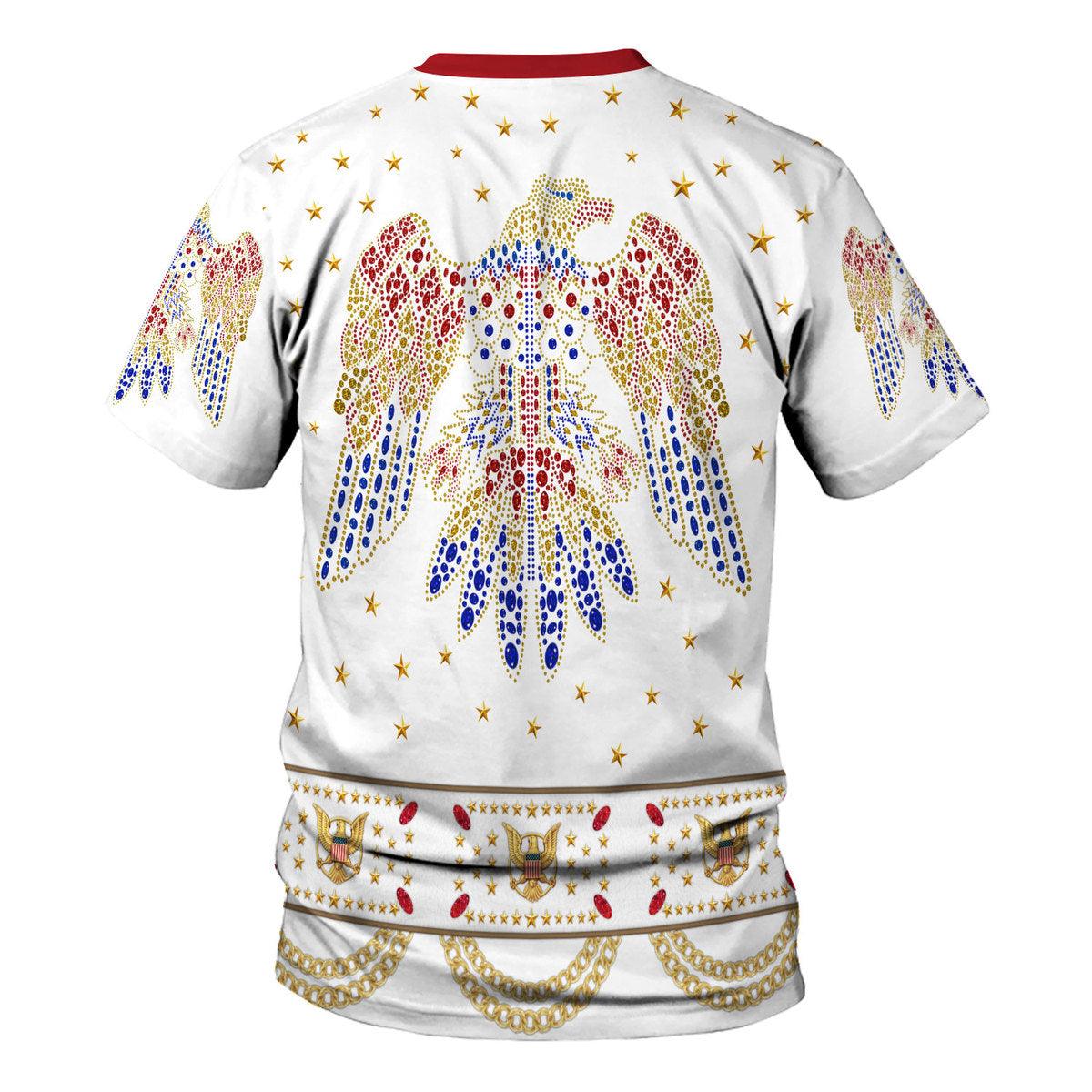OodieGang Elvis Aloha Costume from Hawaii New Hoodie Sweatshirt T-Shirt Sweatpants - OodieGang.com