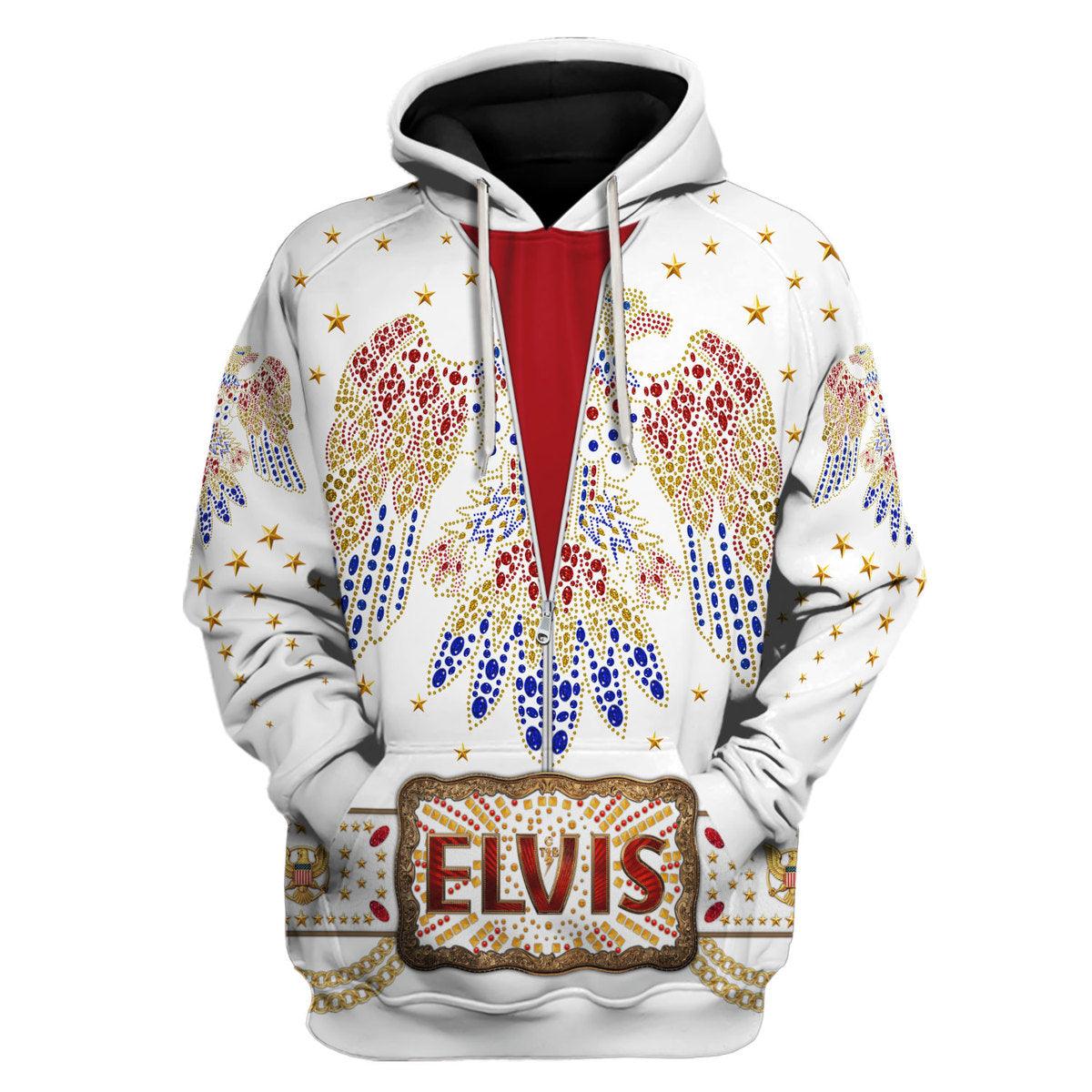 Gearhomie Elvis Aloha Costume from Hawaii New Hoodie Sweatshirt T-Shirt Sweatpants - Gearhomie.com