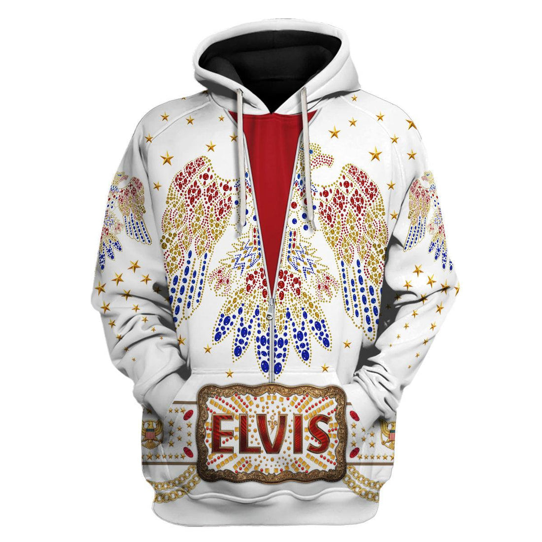 CustomsPig Elvis Aloha Costume from Hawaii New Hoodie Sweatshirt T-Shirt Sweatpants - CustomsPig.com