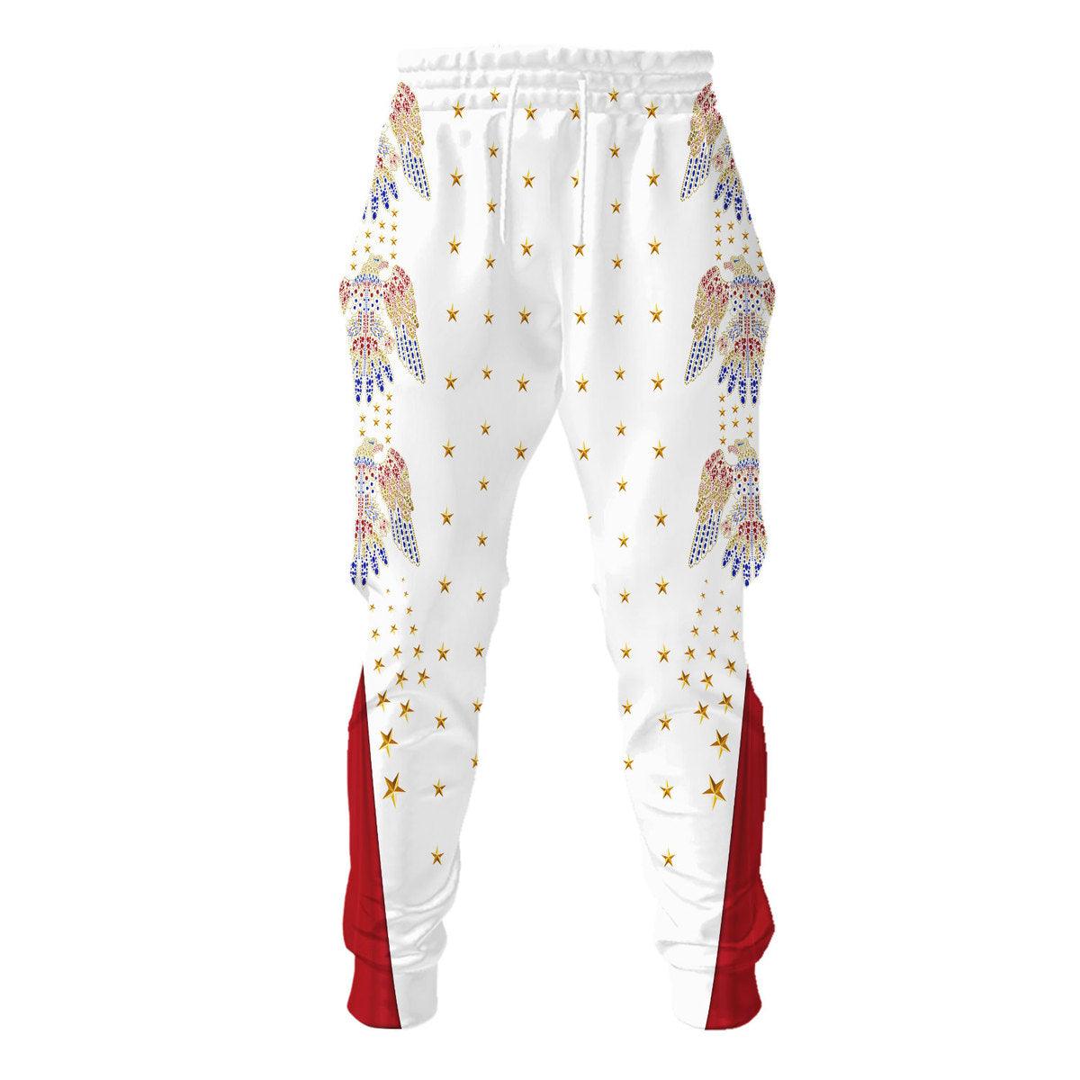 Gearhomie Elvis Aloha Costume from Hawaii New Hoodie Sweatshirt T-Shirt Sweatpants - Gearhomie.com