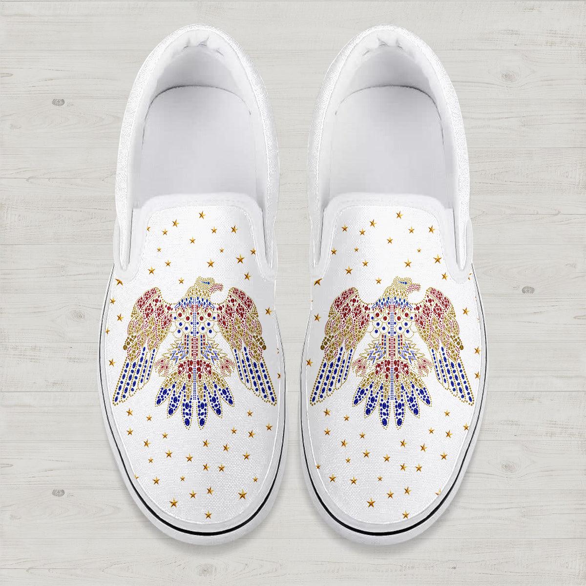 CustomsPig Elvis Aloha Slip On Shoes - CustomsPig.com