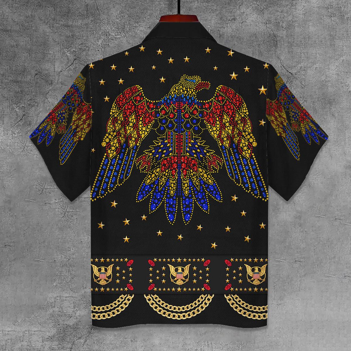 Gearhomie Elvis Aloha Unisex Hawaii Shirt in Black - Gearhomie.com
