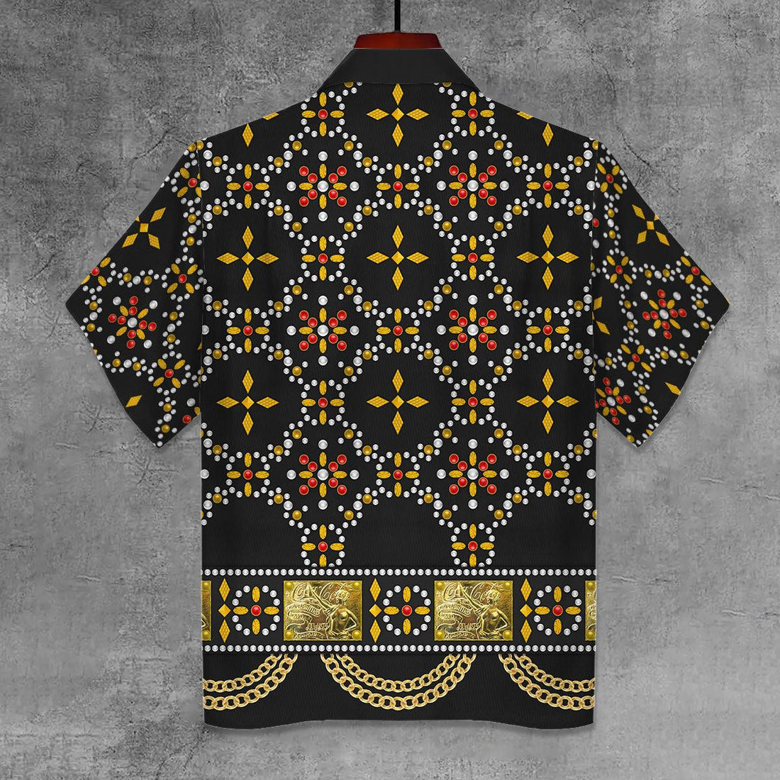 CustomsPig Elvis Black Conquistador Unisex Hawaii Shirt - CustomsPig.com