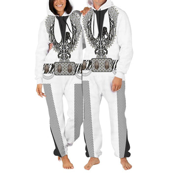Gearhomie Elvis Black Phoenix jumpsuit Costume - Gearhomie.com