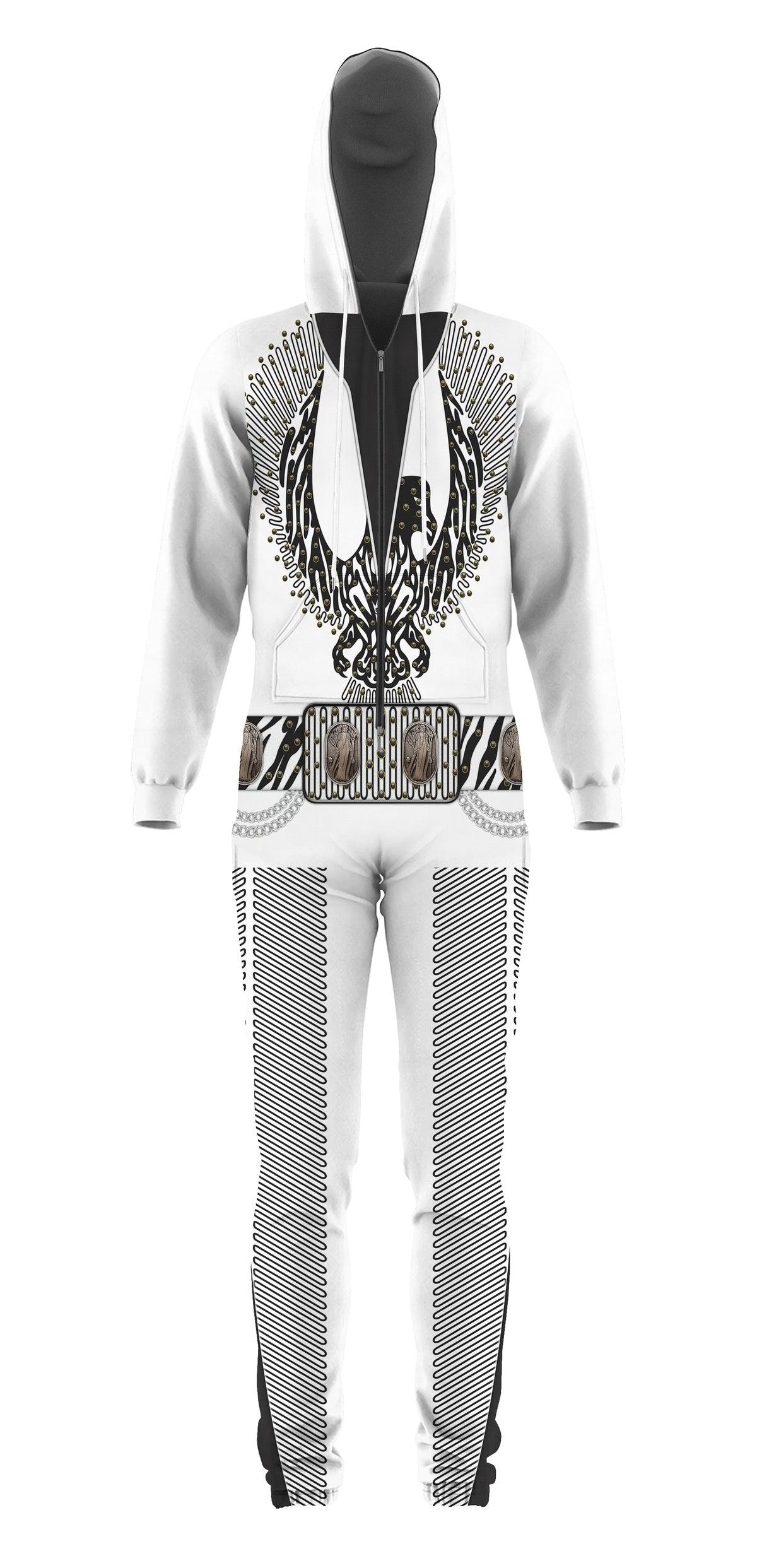 Gearhomie Elvis Black Phoenix jumpsuit Costume - Gearhomie.com