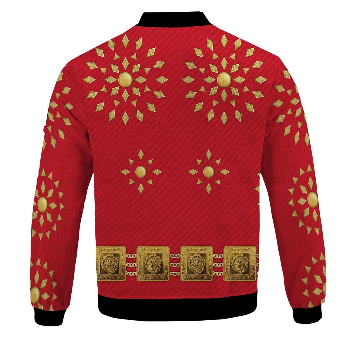 Gearhomie Elvis Burning Love Bomber Jacket - Gearhomie.com