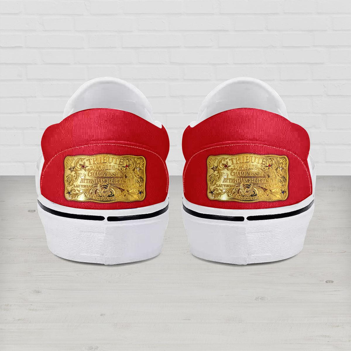 Gearhomie Elvis Burning Love Slip On Shoes - Gearhomie.com