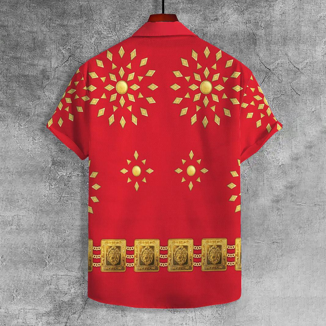 Gearhomie Elvis Burning Love UNISEX CASUAL HAWAIIAN SHIRT - Gearhomie.com