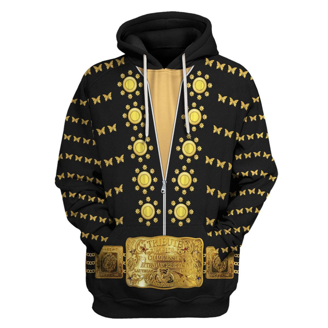 Gearhomie Elvis Butterfly Costume Hoodie Sweatshirt T-Shirt Sweatpants - Gearhomie.com