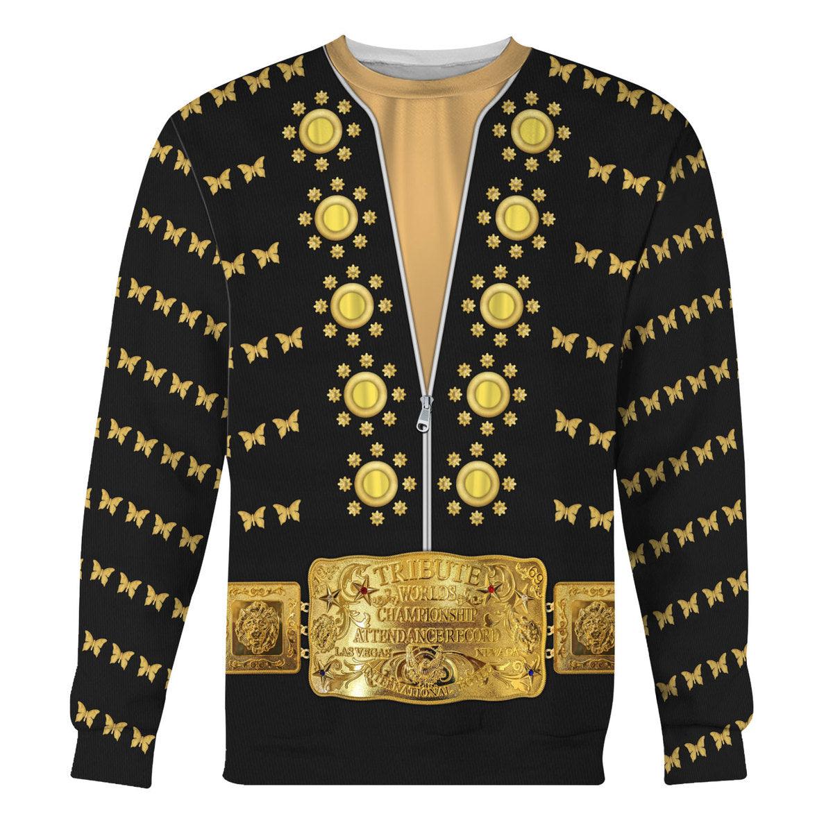 Gearhomie Elvis Butterfly Costume Hoodie Sweatshirt T-Shirt Sweatpants - Gearhomie.com