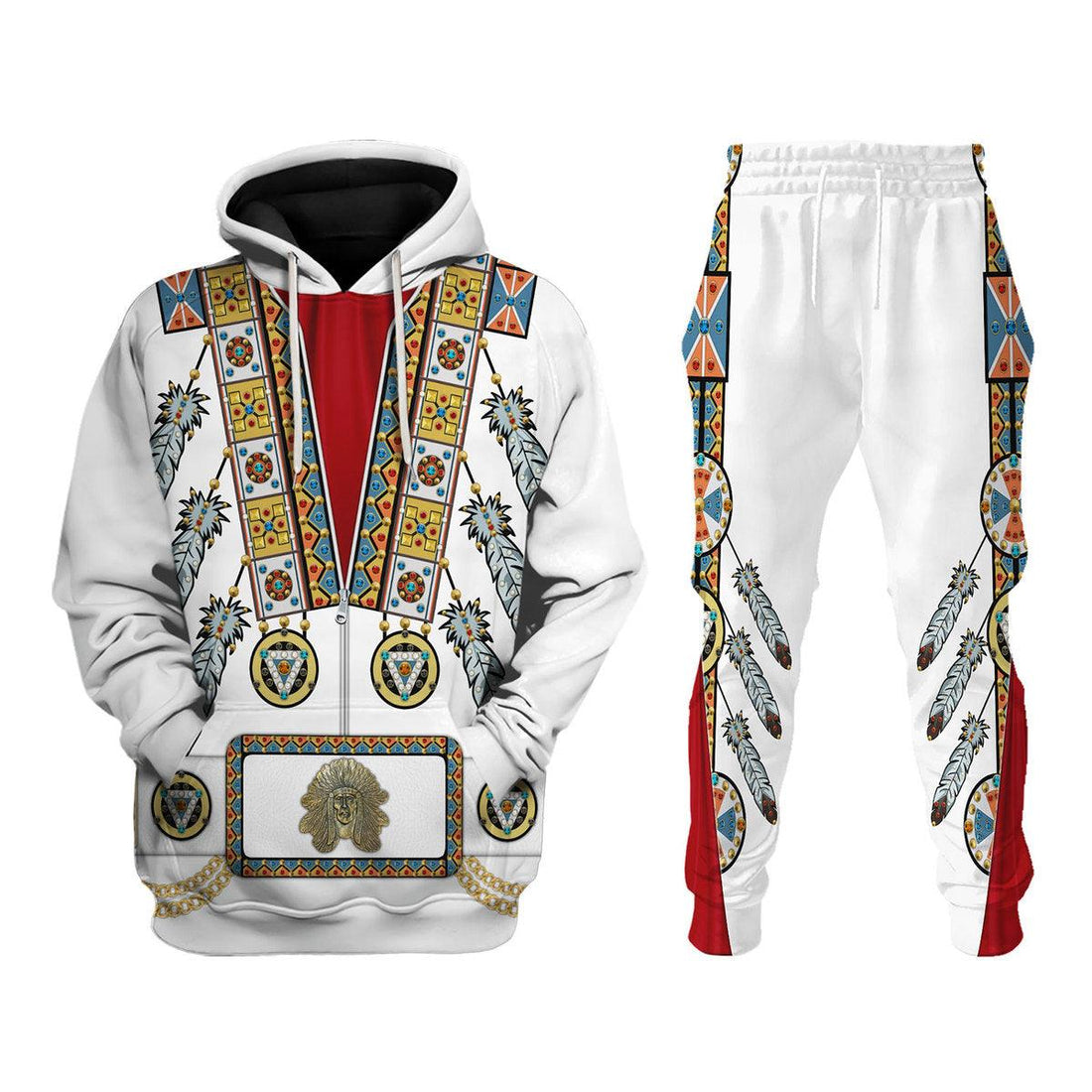 Gearhomie Elvis Chief Costume Hoodie Sweatshirt T-Shirt Sweatpants - Gearhomie.com
