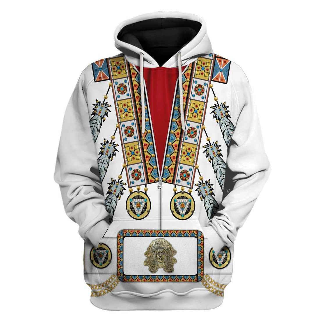 Gearhomie Elvis Chief Costume Hoodie Sweatshirt T-Shirt Sweatpants - Gearhomie.com