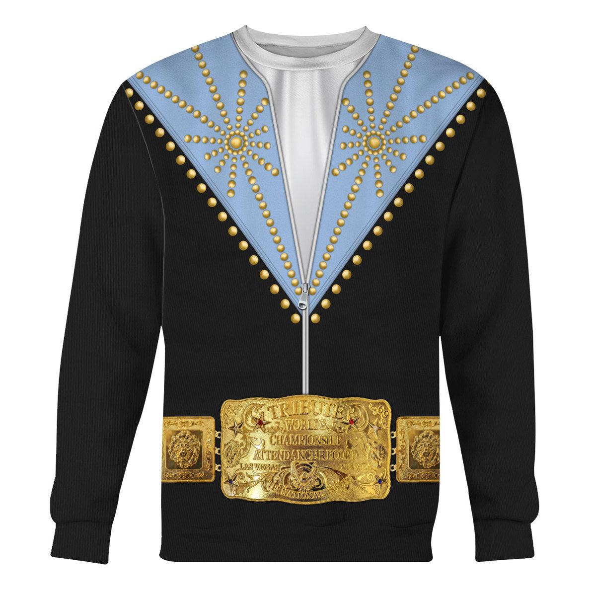 Gearhomie Elvis Cisco Blue Costume Hoodie Sweatshirt T-Shirt Sweatpants - Gearhomie.com