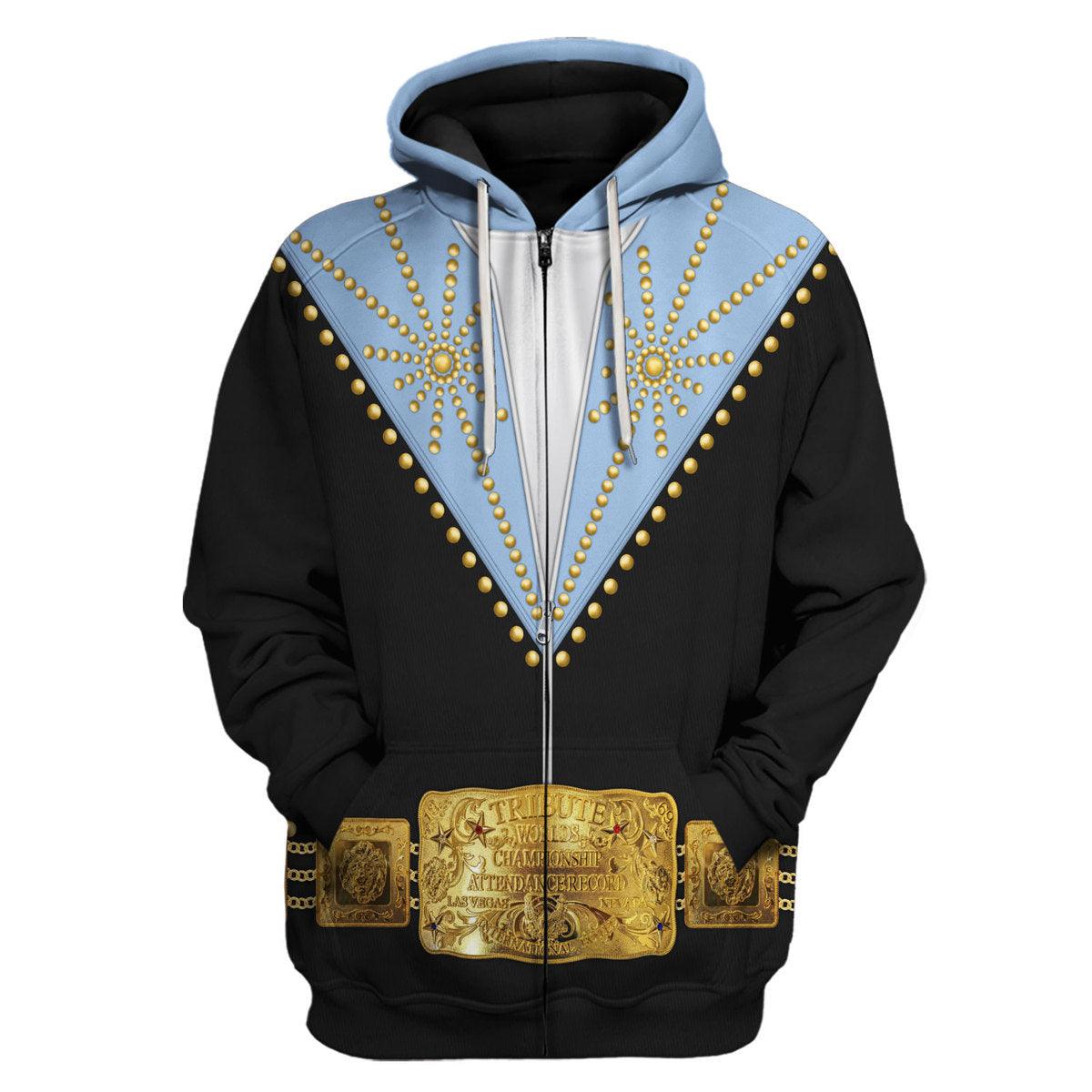 Gearhomie Elvis Cisco Blue Costume Hoodie Sweatshirt T-Shirt Sweatpants - Gearhomie.com