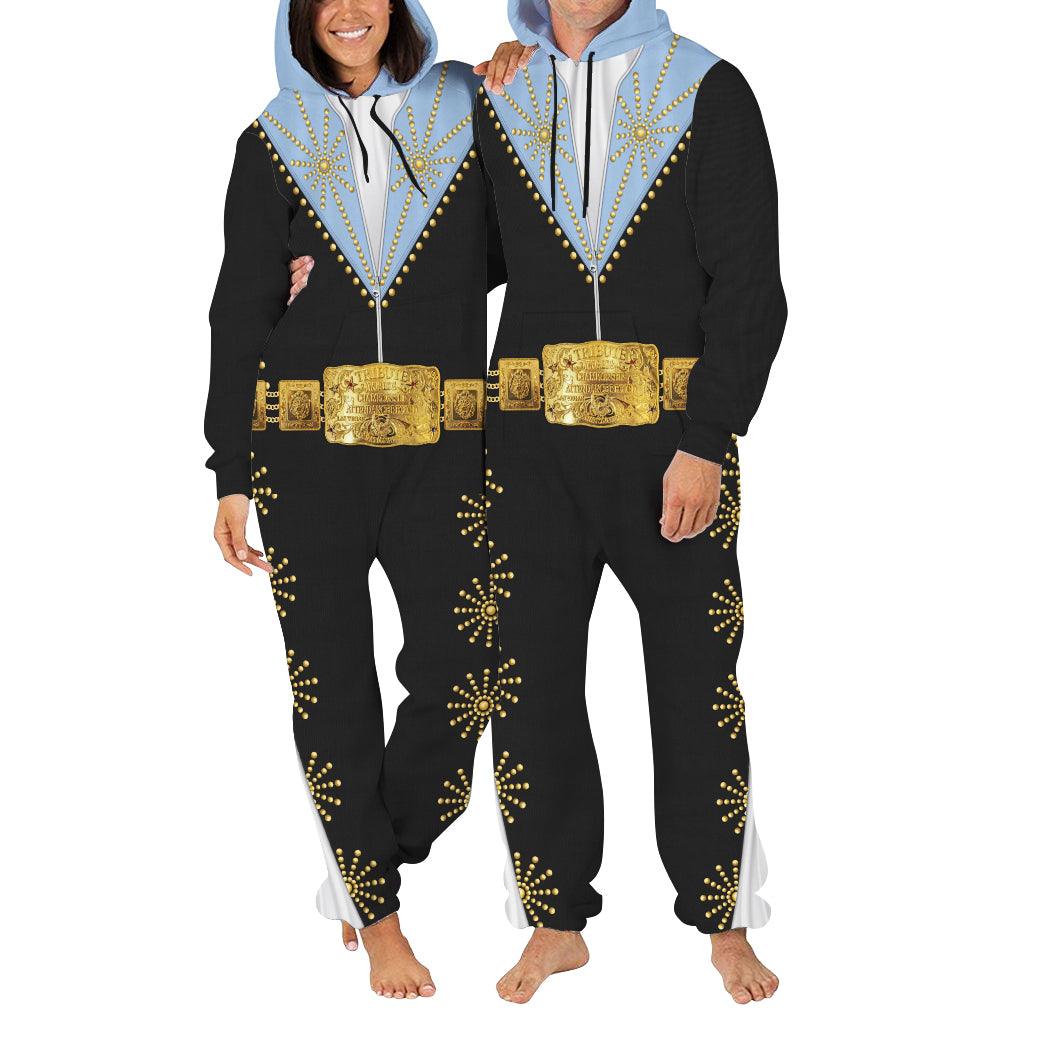 Gearhomie Elvis Cisco Blue jumpsuit Costume - Gearhomie.com