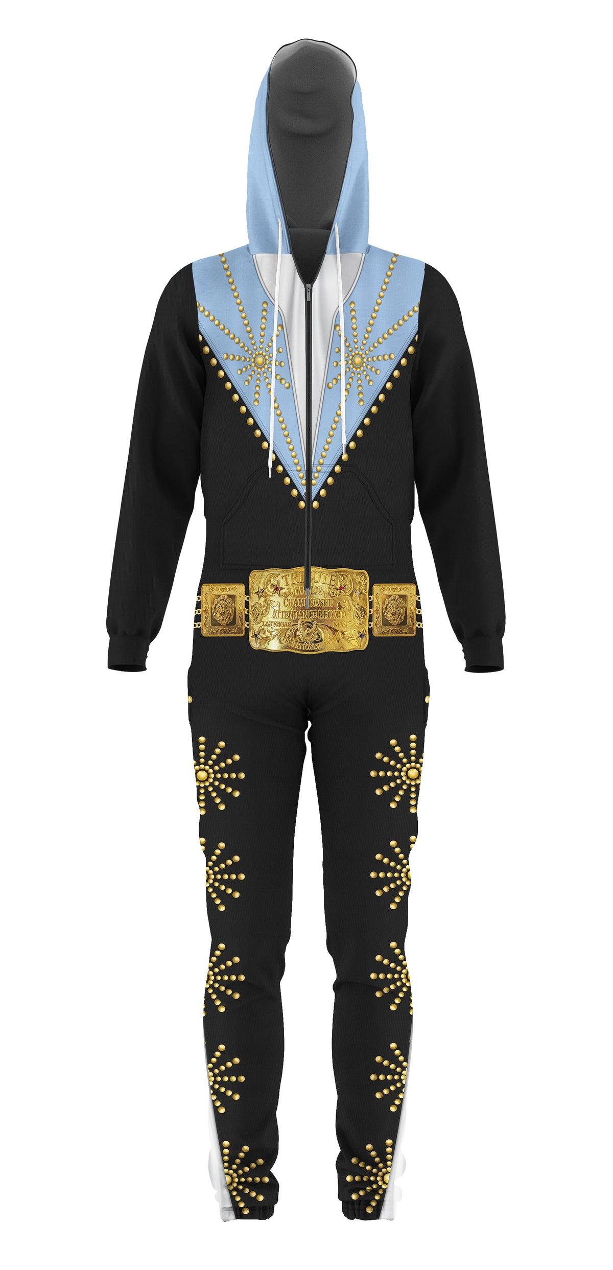 Gearhomie Elvis Cisco Blue jumpsuit Costume - Gearhomie.com