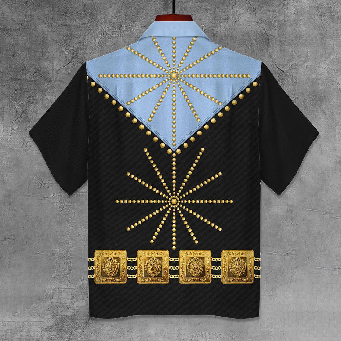 CustomsPig Elvis Cisco Blue Unisex Hawaii Shirt - CustomsPig.com