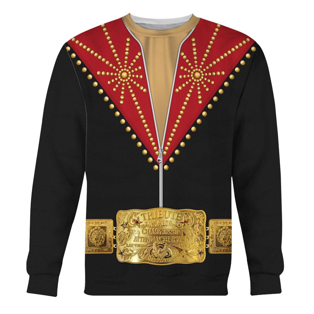 Gearhomie Elvis Cisco Red Costume Hoodie Sweatshirt T-Shirt Sweatpants - Gearhomie.com