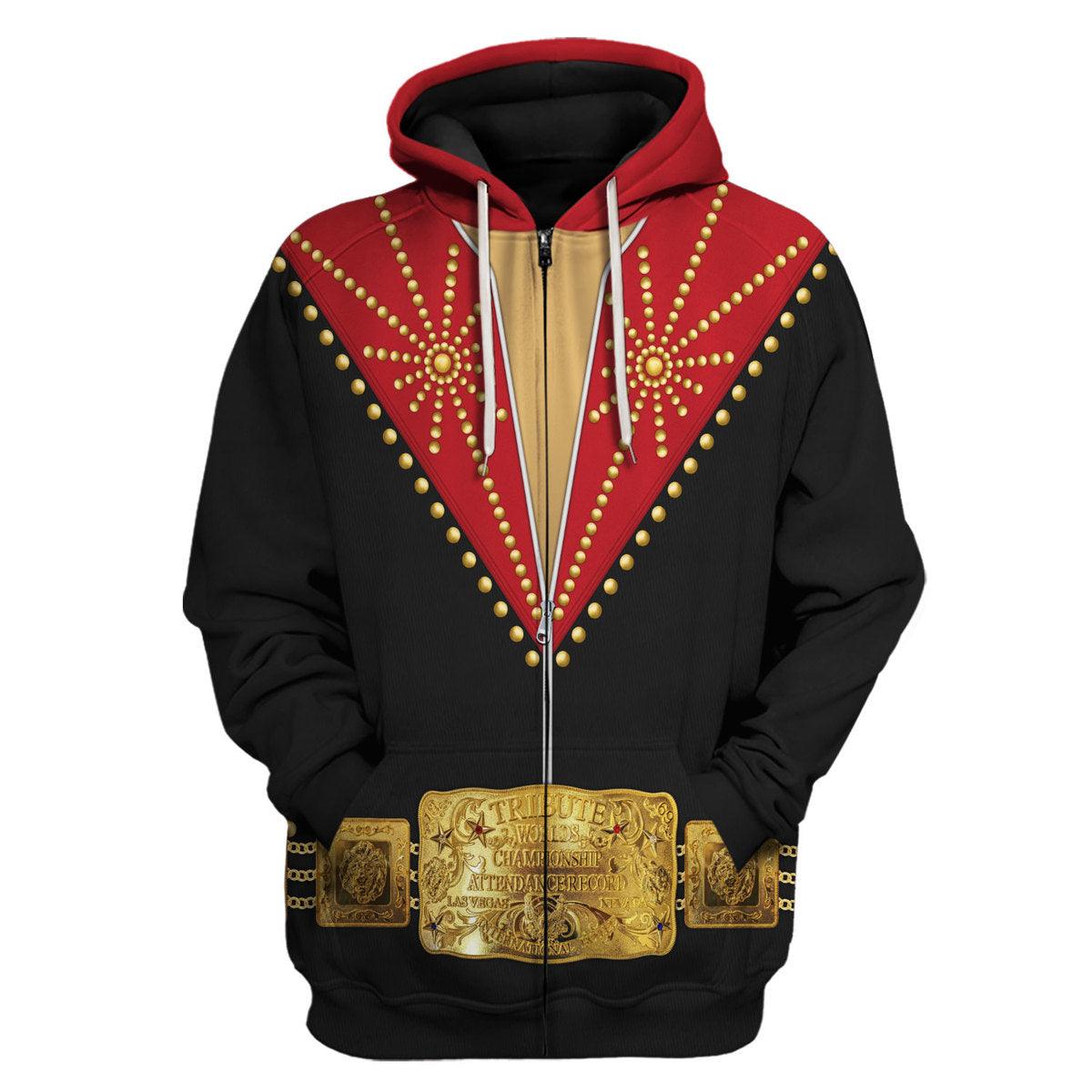 Gearhomie Elvis Cisco Red Costume Hoodie Sweatshirt T-Shirt Sweatpants - Gearhomie.com