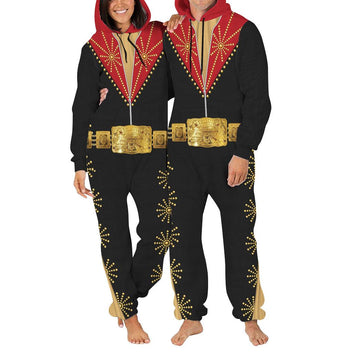 Gearhomie Elvis Cisco Red jumpsuit Costume - Gearhomie.com