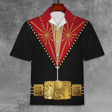 Gearhomie Elvis Cisco Red Unisex Hawaii Shirt - Gearhomie.com