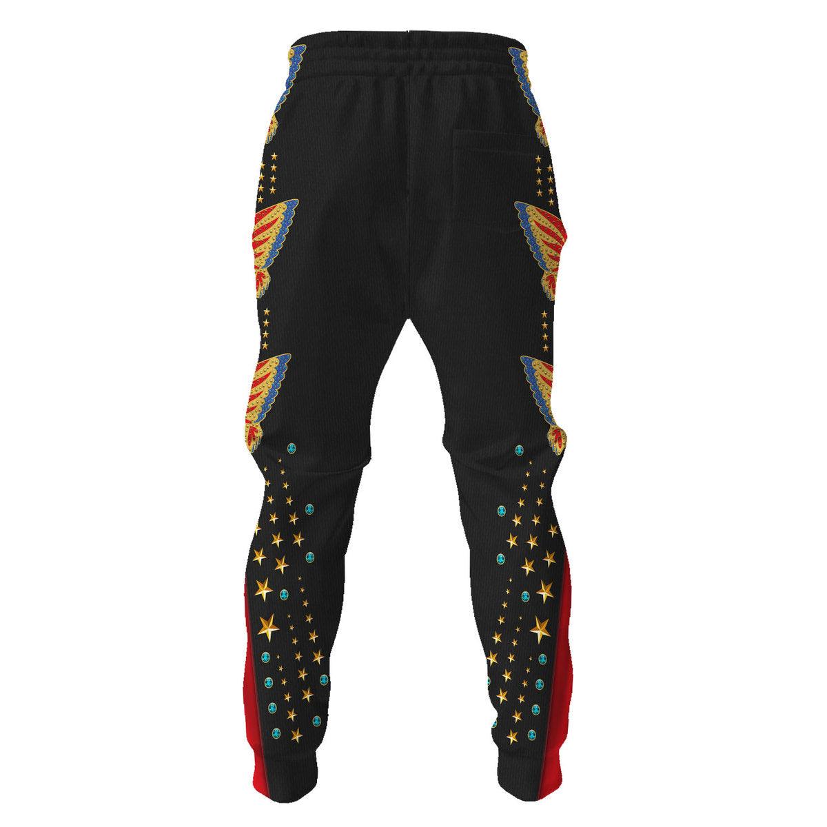 Oodiegang Elvis EAGLE Black Costume Hoodie Sweatshirt T-Shirt Sweatpants - Oodiegang.com
