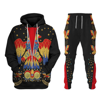 Gearhomie Elvis EAGLE Black Costume Hoodie Sweatshirt T-Shirt Sweatpants - Gearhomie.com