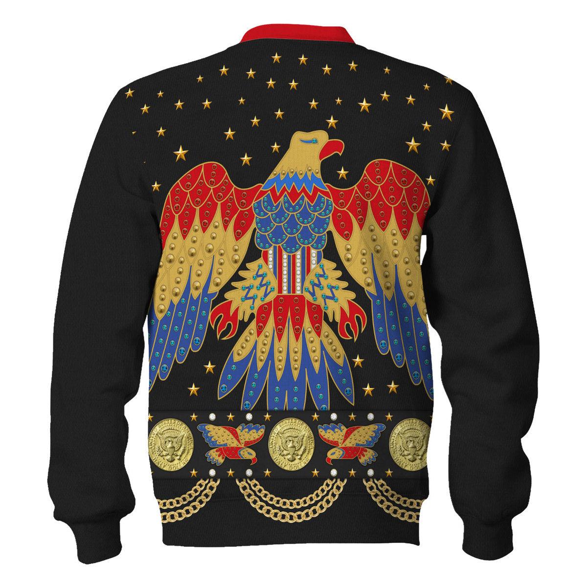 Oodiegang Elvis EAGLE Black Costume Hoodie Sweatshirt T-Shirt Sweatpants - Oodiegang.com
