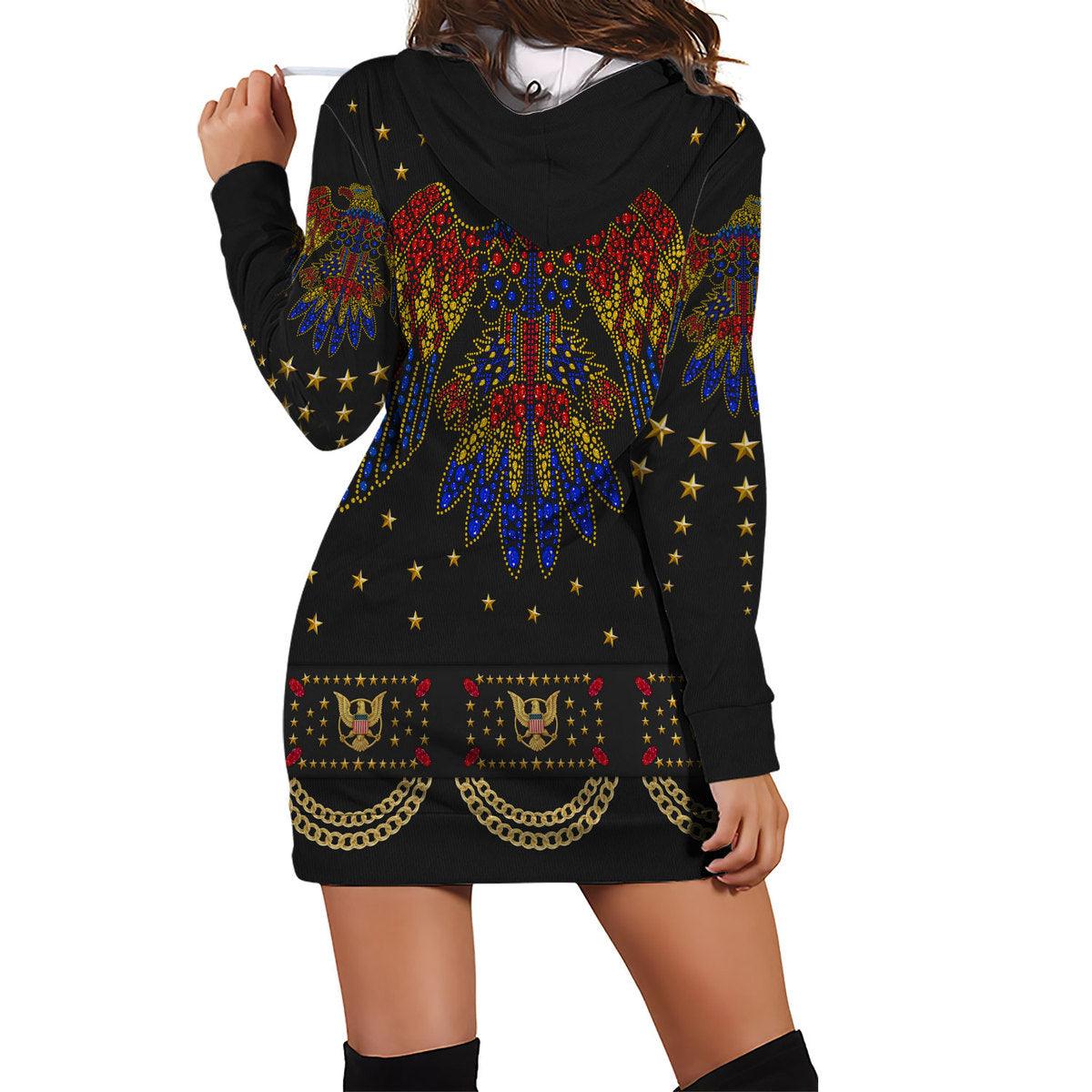 Gearhomie Elvis EAGLE Black Outfit Costume Hoodie Dress Swatpants - Gearhomie.com