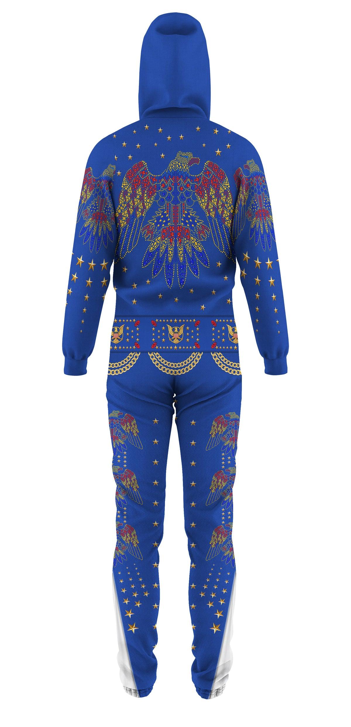 Gearhomie Elvis EAGLE Blue jumpsuit Costume - Gearhomie.com