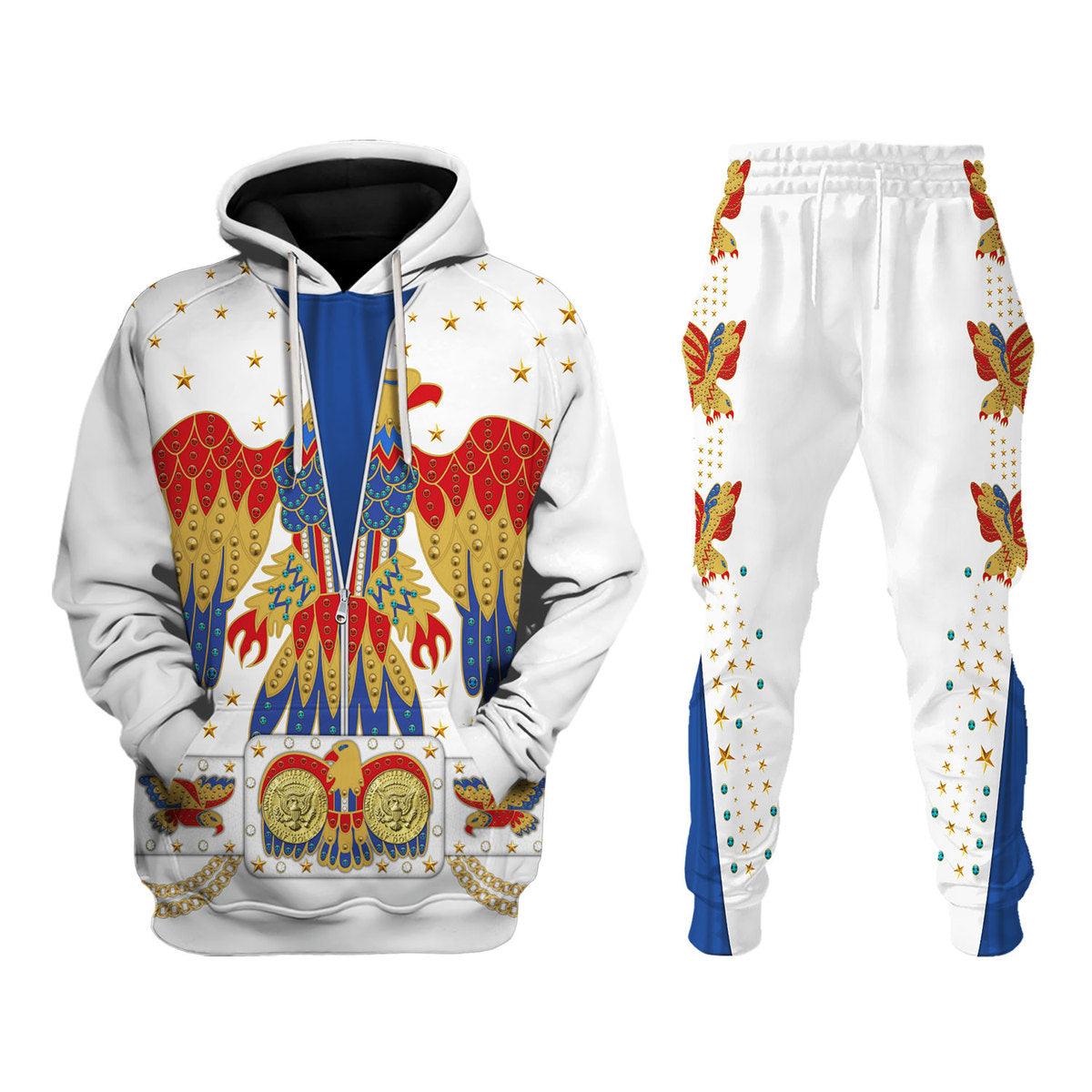 Gearhomie Elvis EAGLE Costume Hoodie Sweatshirt T-Shirt Sweatpants - Gearhomie.com