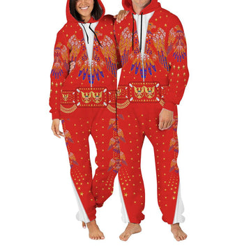Gearhomie Elvis EAGLE Red jumpsuit Costume - Gearhomie.com