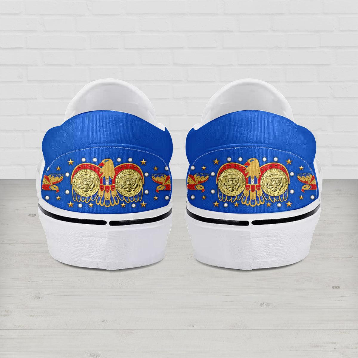 Gearhomie Elvis Eagle Slip On Shoes - Gearhomie.com