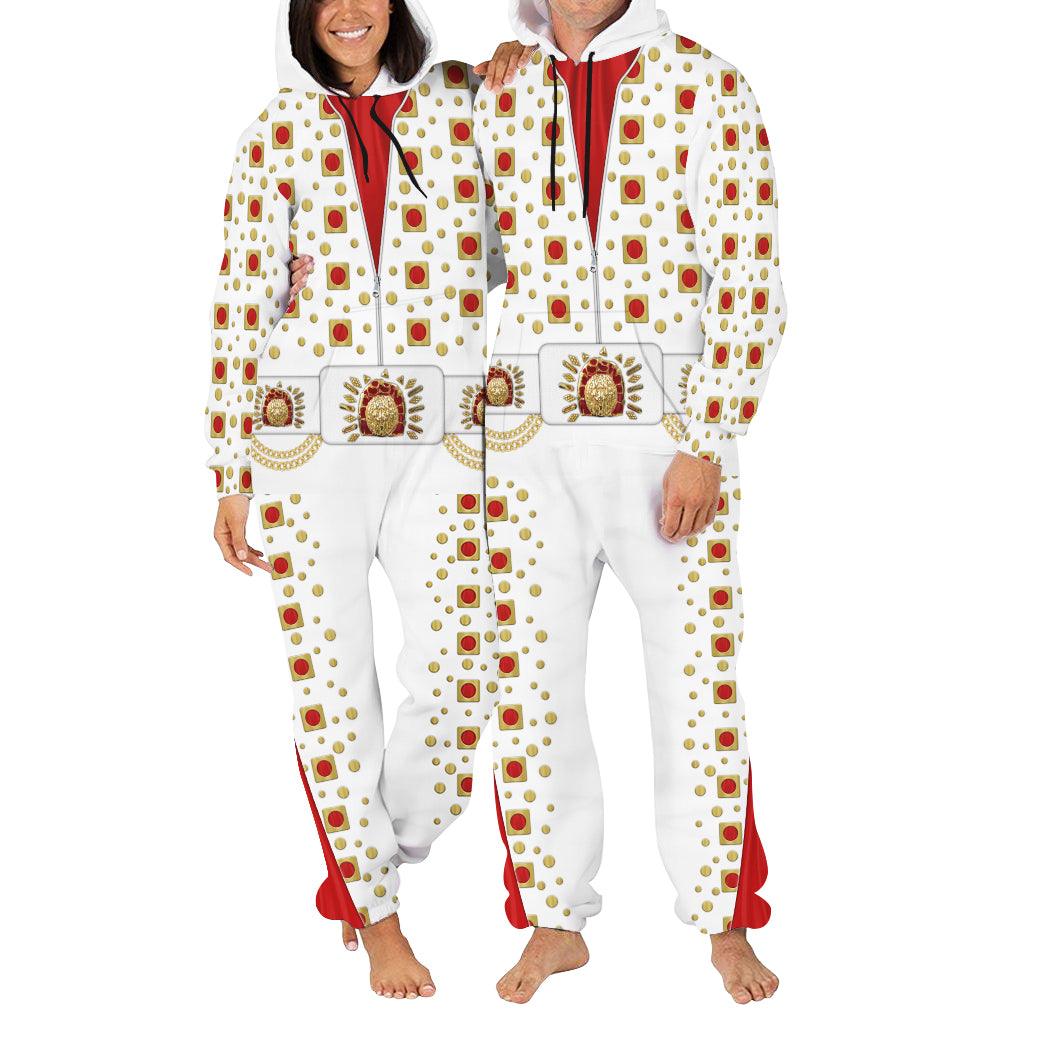 Gearhomie Elvis Eyelet jumpsuit Costume - Gearhomie.com
